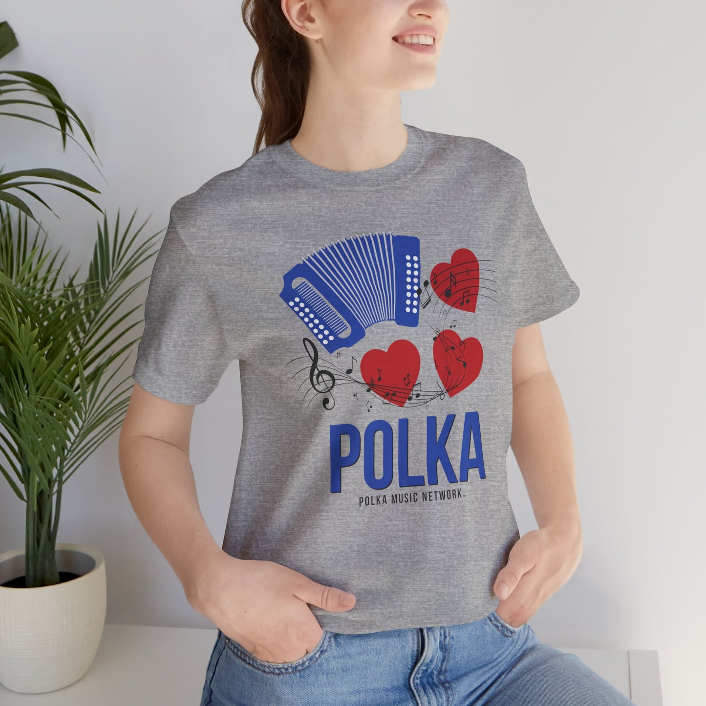 Love Polka Unisex Short Sleeve Tee