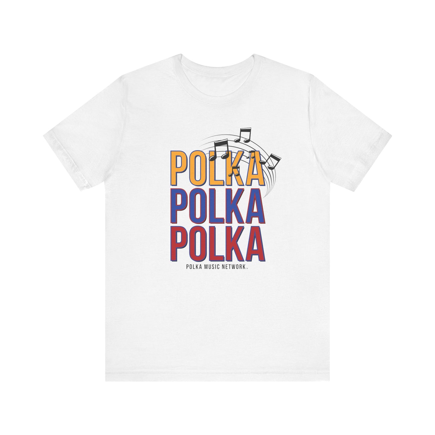 Polka, Polka, Polka Unisex Short Sleeve Tee