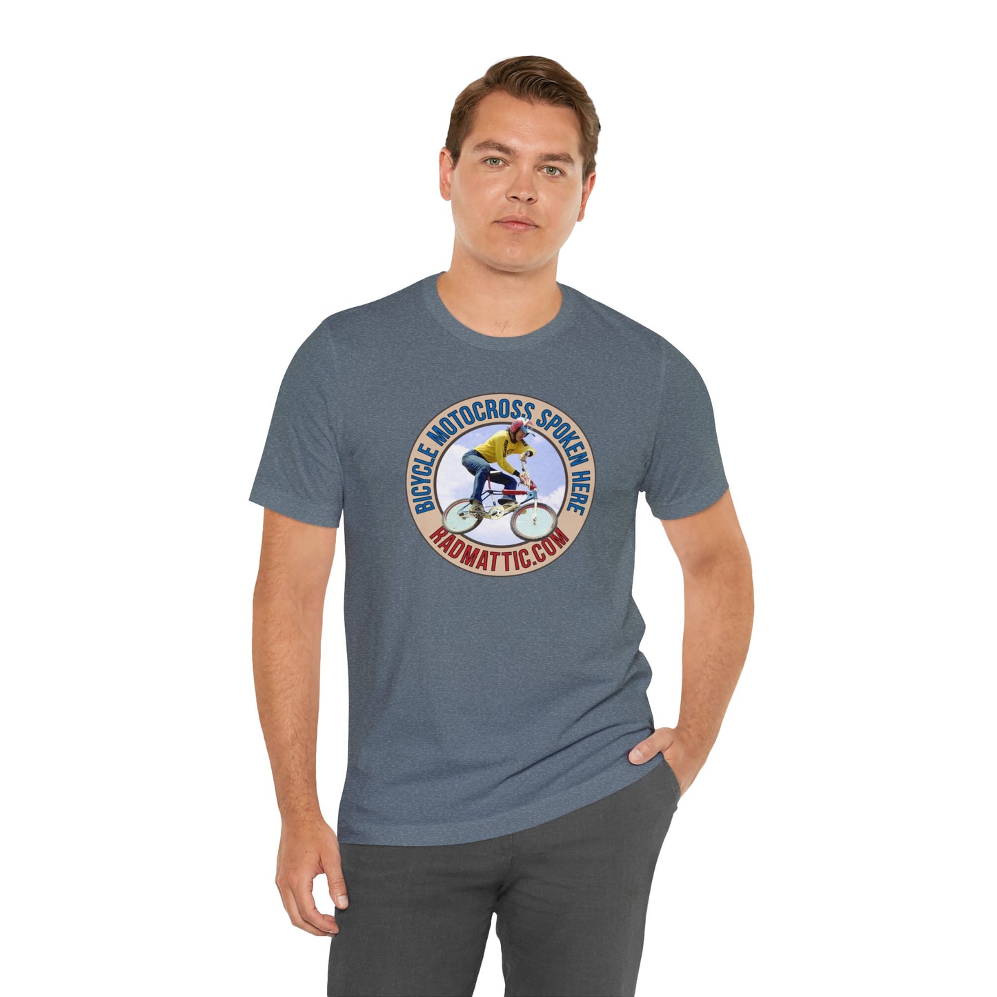 Bicycle Motocross Spoken Here Vintage BMX T-Shirt | BMX T-Shirts | BMX Shirts