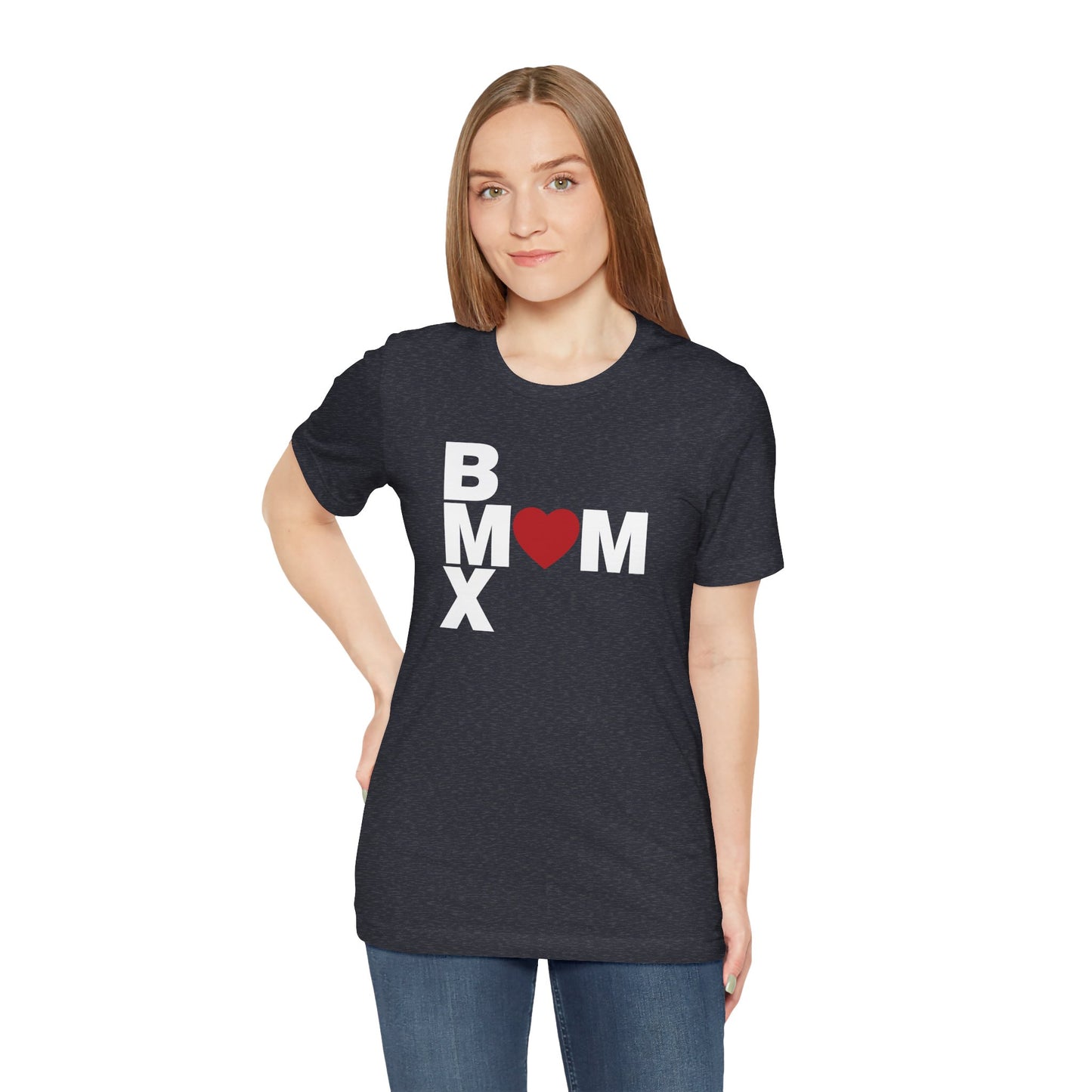 BMX MOM Heart T Shirt | BMX T-Shirts | BMX Shirts