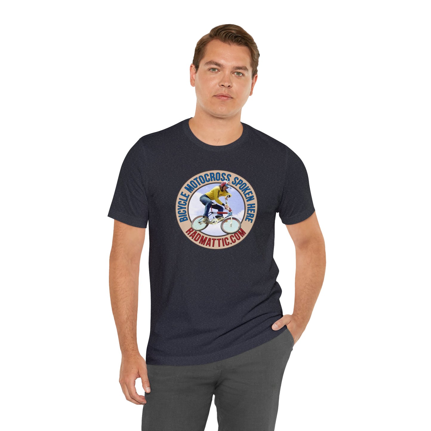 Bicycle Motocross Spoken Here Vintage BMX T-Shirt | BMX T-Shirts | BMX Shirts