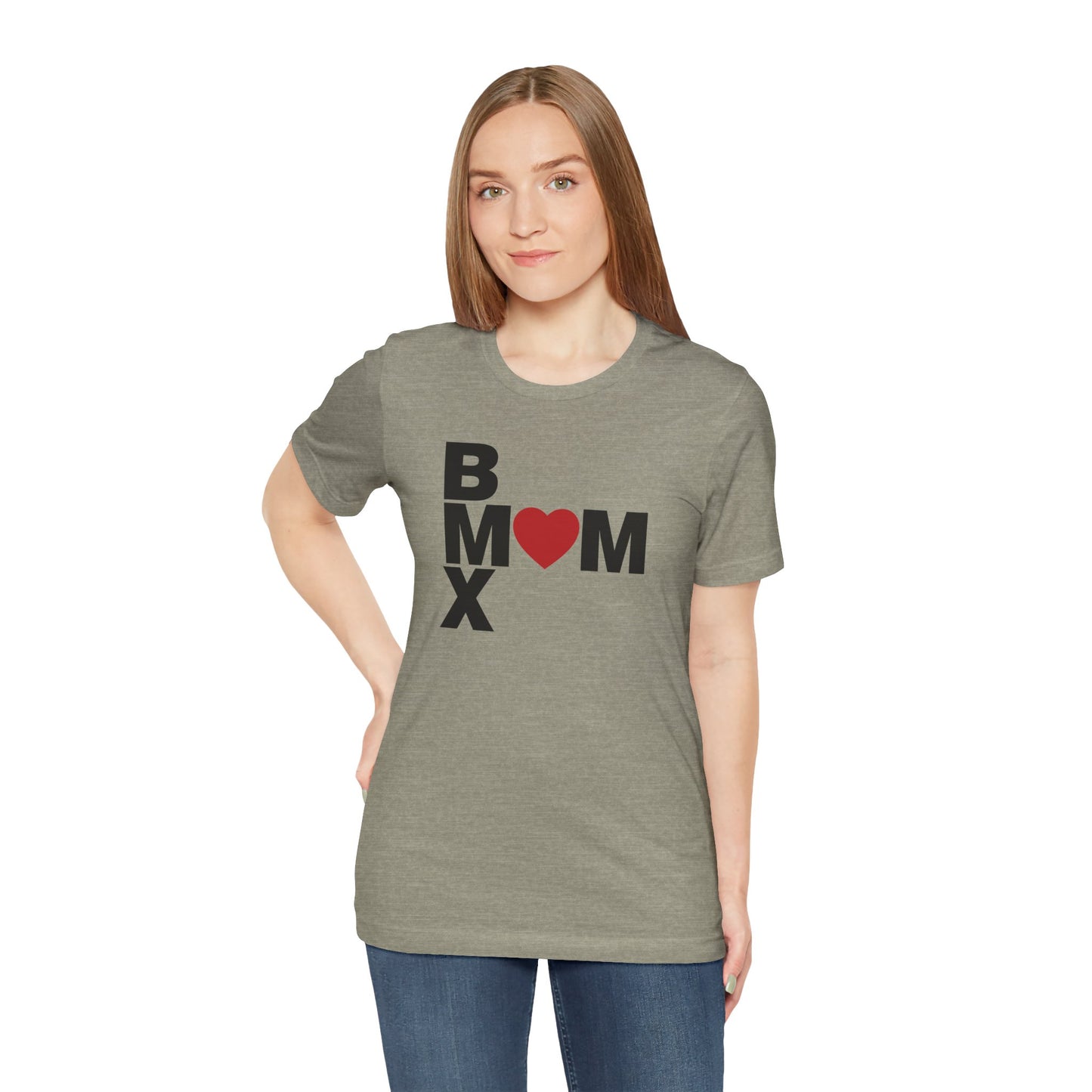 BMX MOM Heart T Shirt | BMX T-Shirts | BMX Shirts