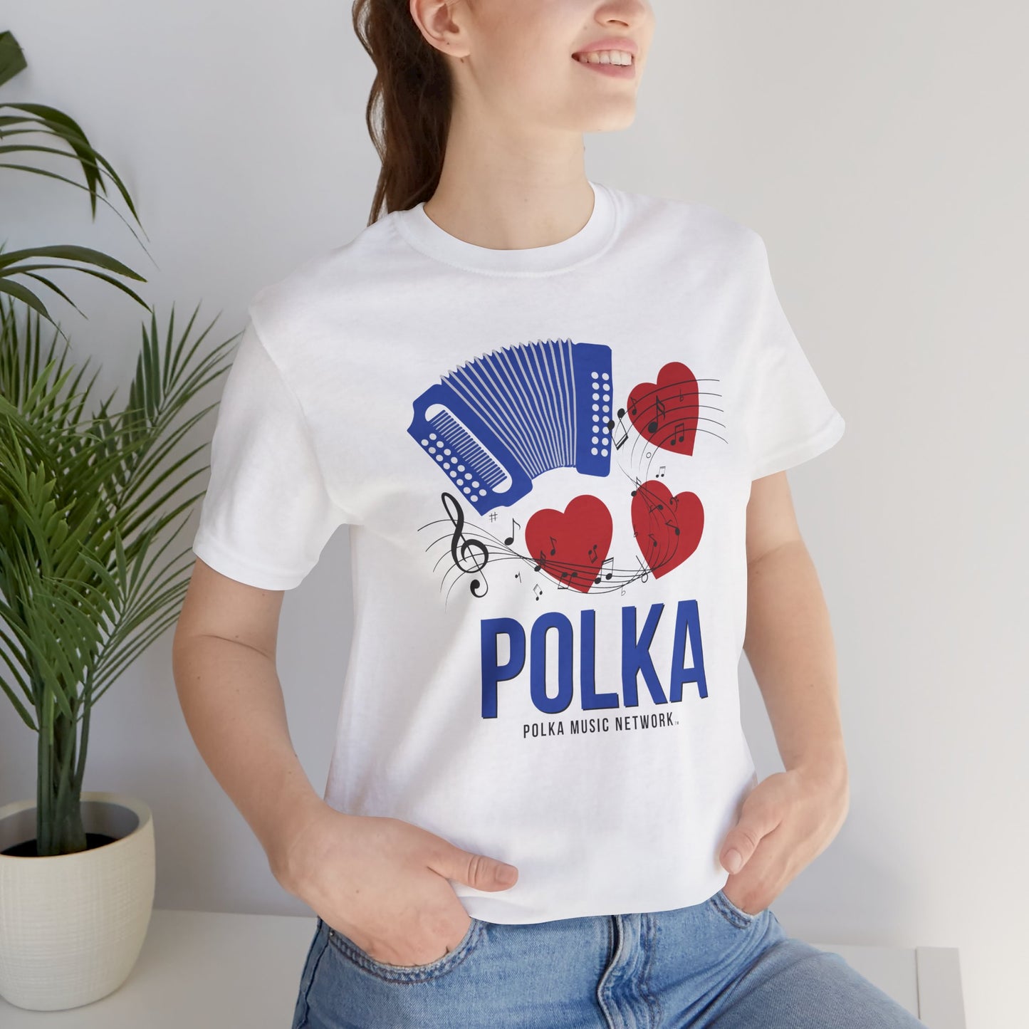 Love Polka Unisex Short Sleeve Tee
