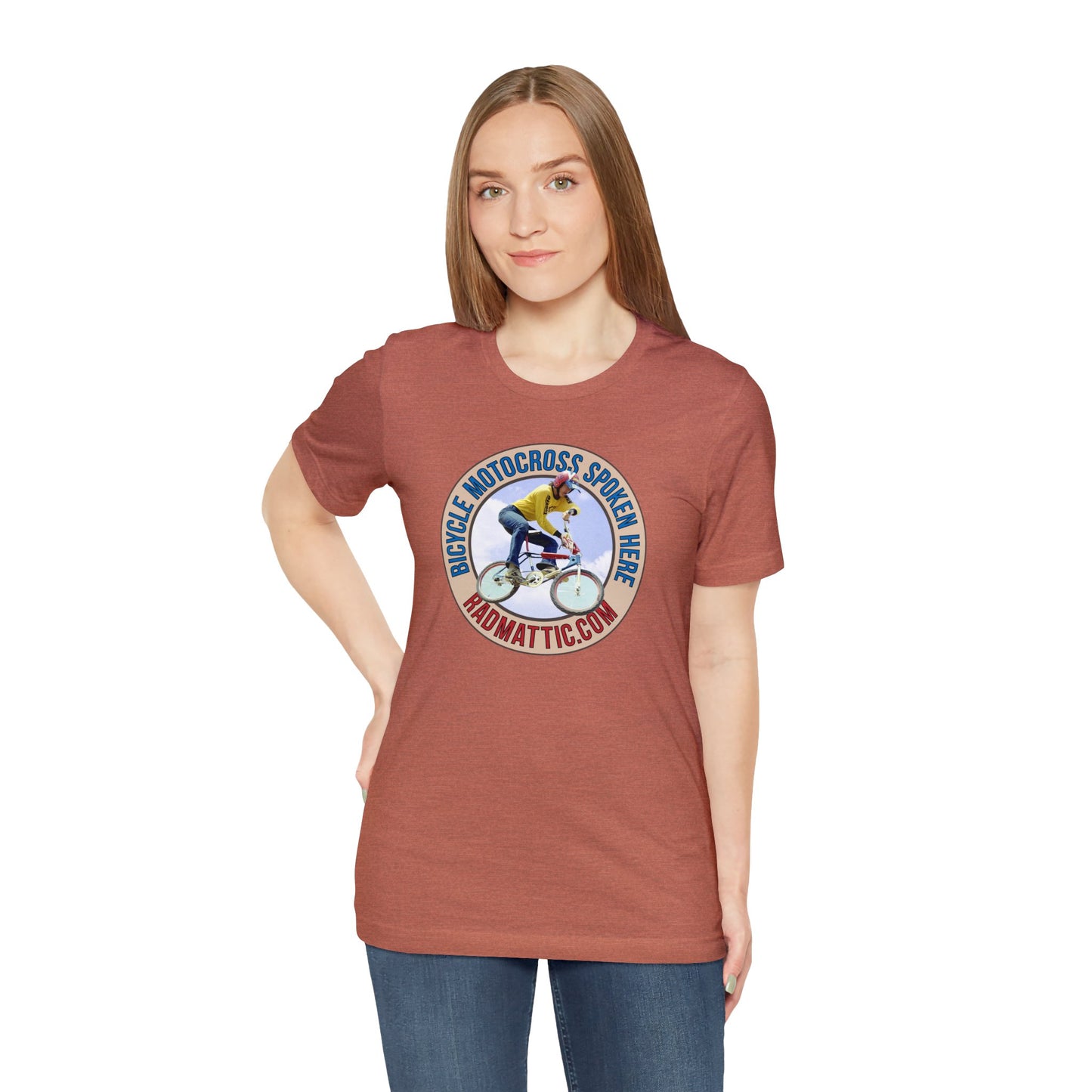Bicycle Motocross Spoken Here Vintage BMX T-Shirt | BMX T-Shirts | BMX Shirts
