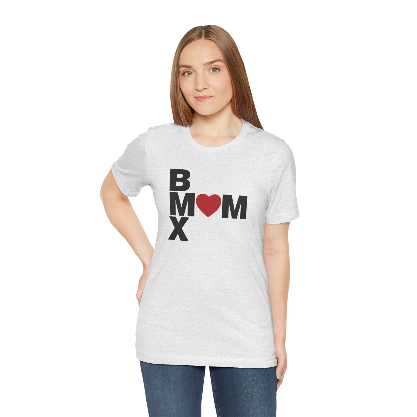 BMX MOM Heart T Shirt | BMX T-Shirts | BMX Shirts