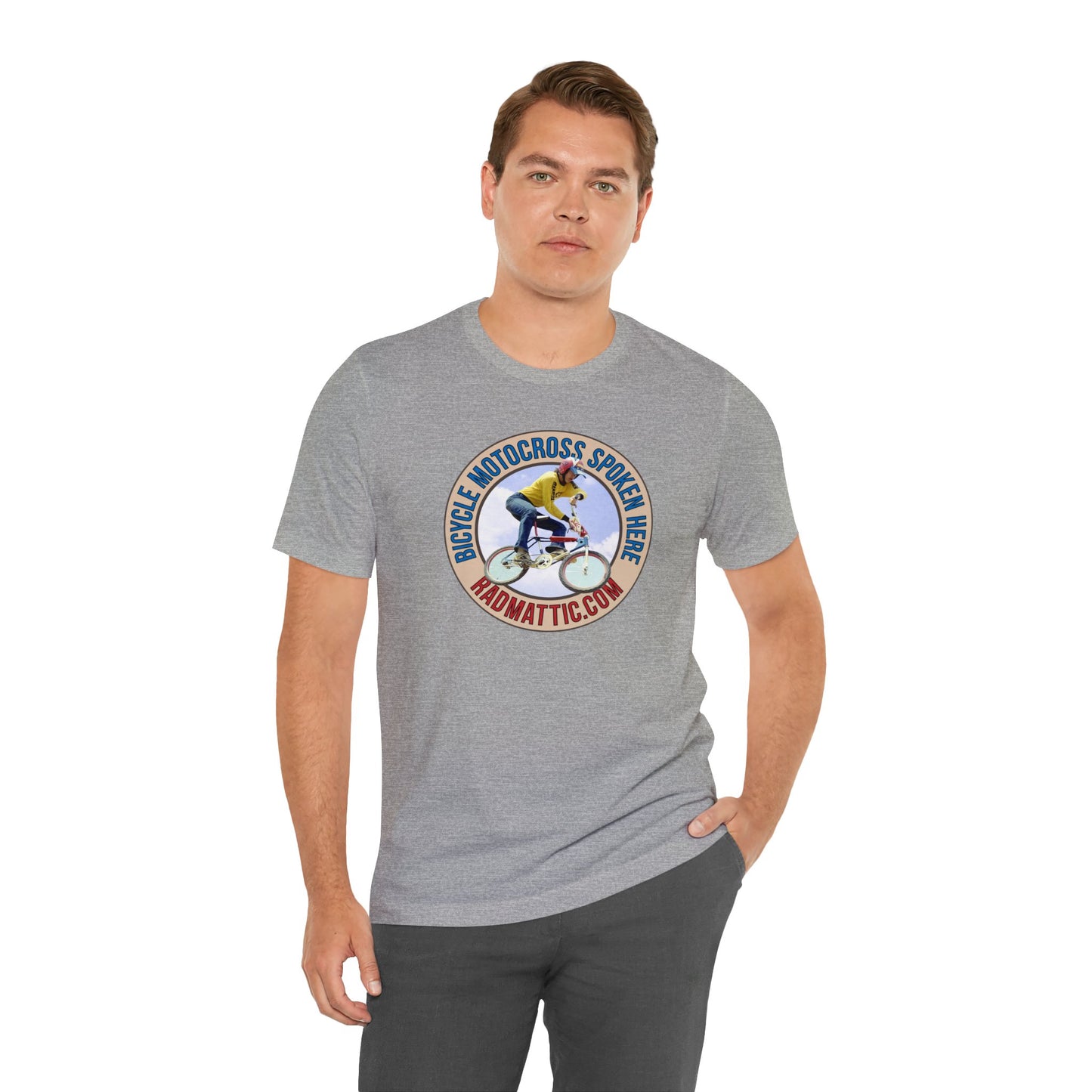 Bicycle Motocross Spoken Here Vintage BMX T-Shirt | BMX T-Shirts | BMX Shirts