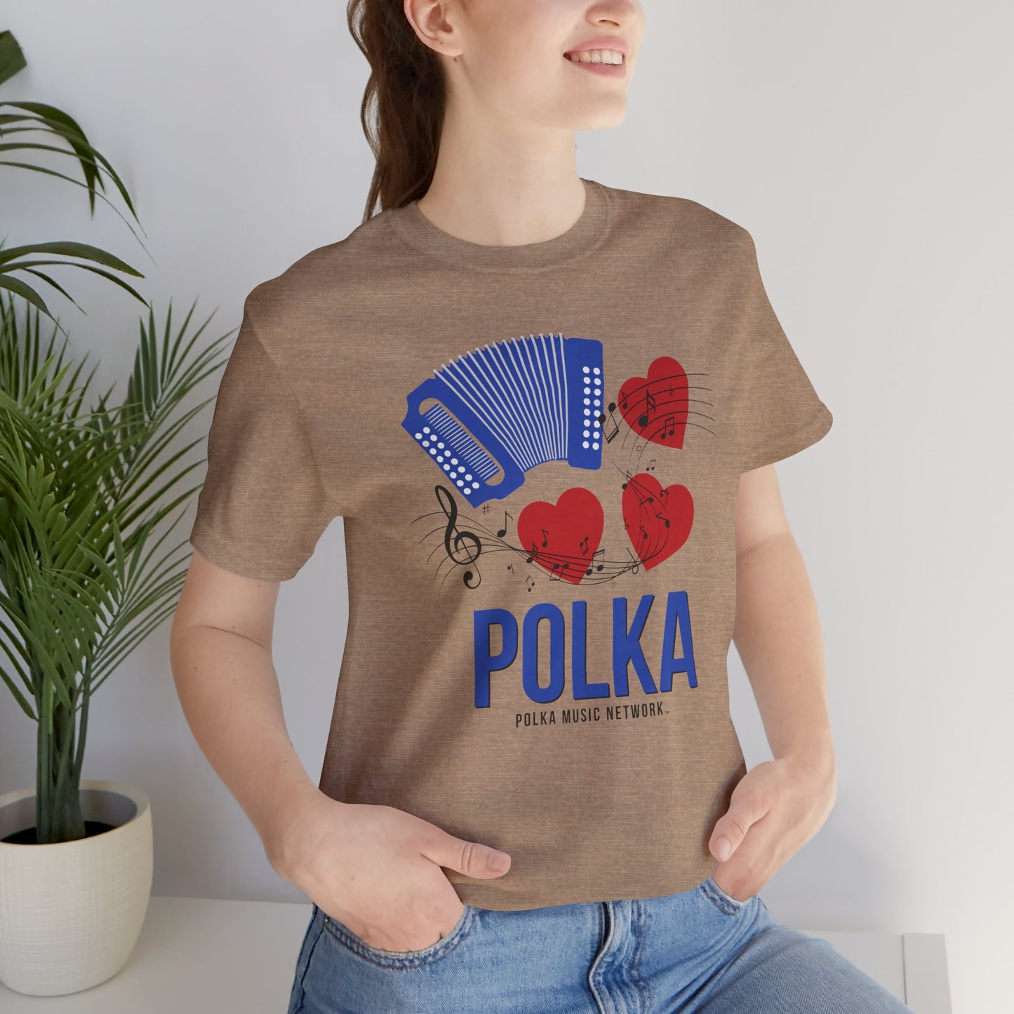 Love Polka Unisex Short Sleeve Tee