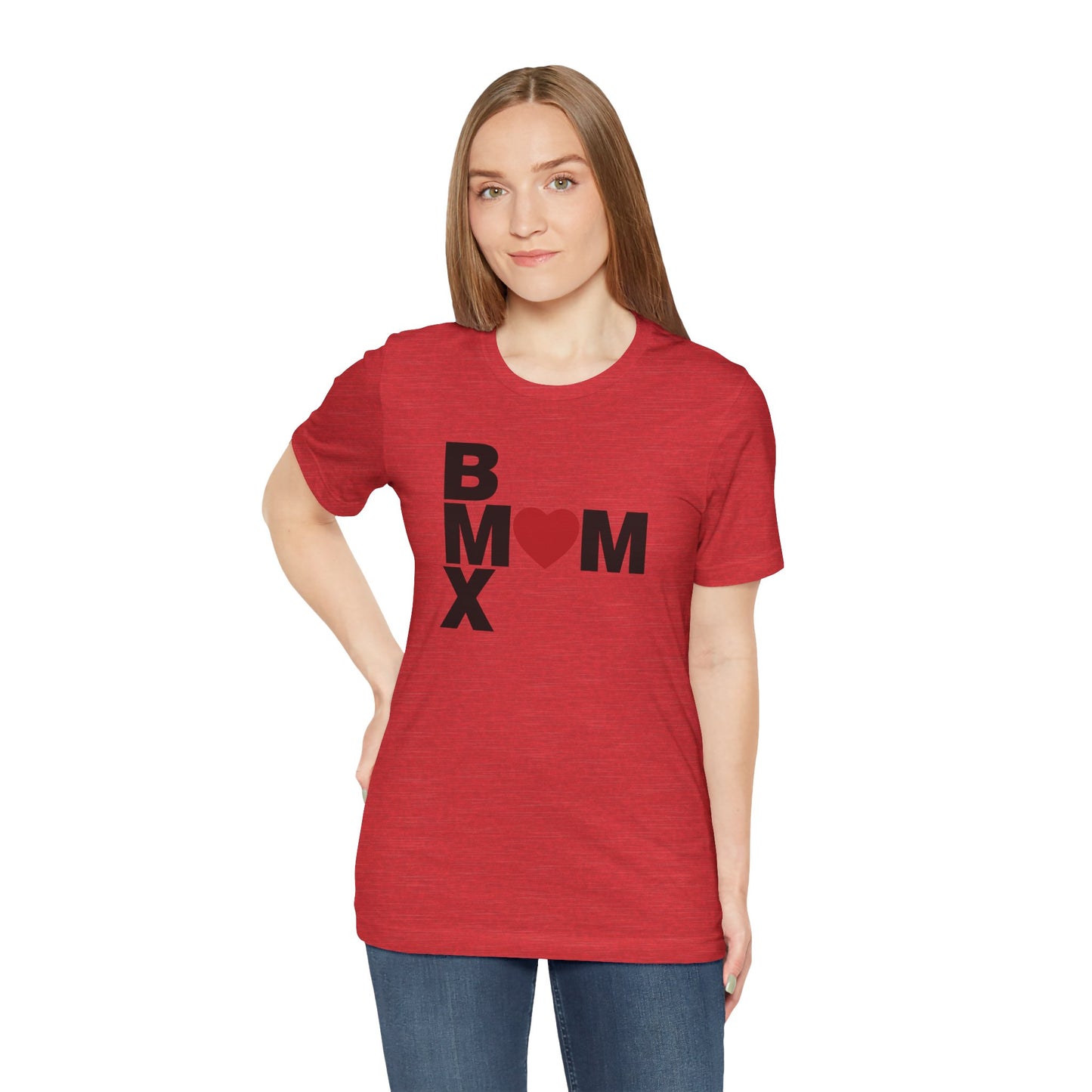 BMX MOM Heart T Shirt | BMX T-Shirts | BMX Shirts
