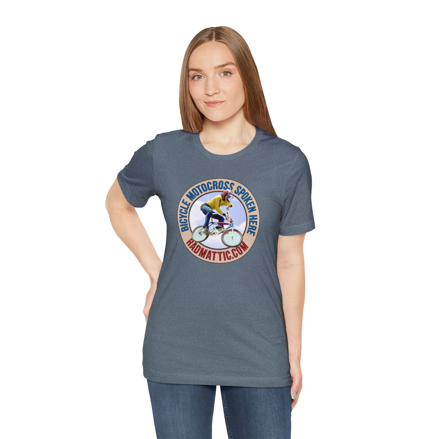 Bicycle Motocross Spoken Here Vintage BMX T-Shirt | BMX T-Shirts | BMX Shirts