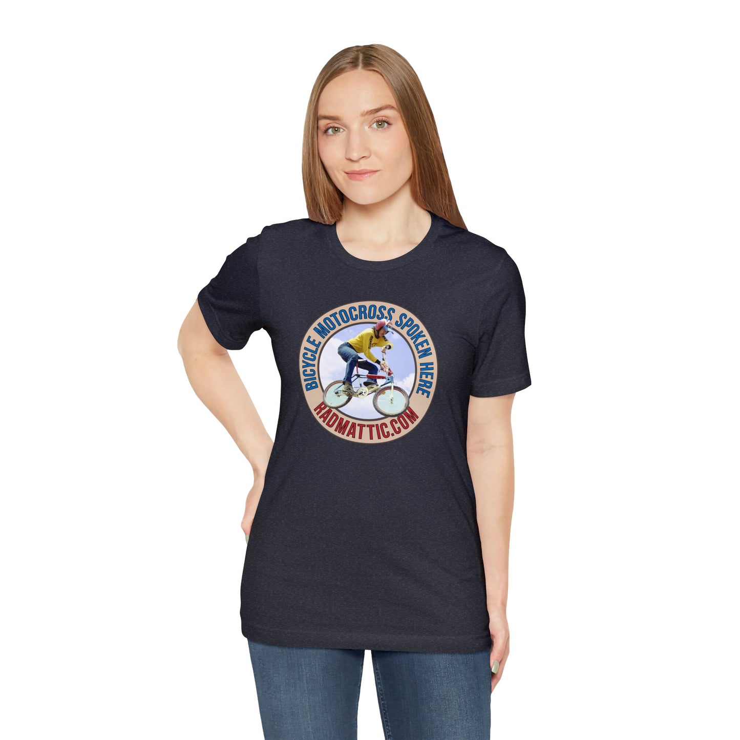 Bicycle Motocross Spoken Here Vintage BMX T-Shirt | BMX T-Shirts | BMX Shirts