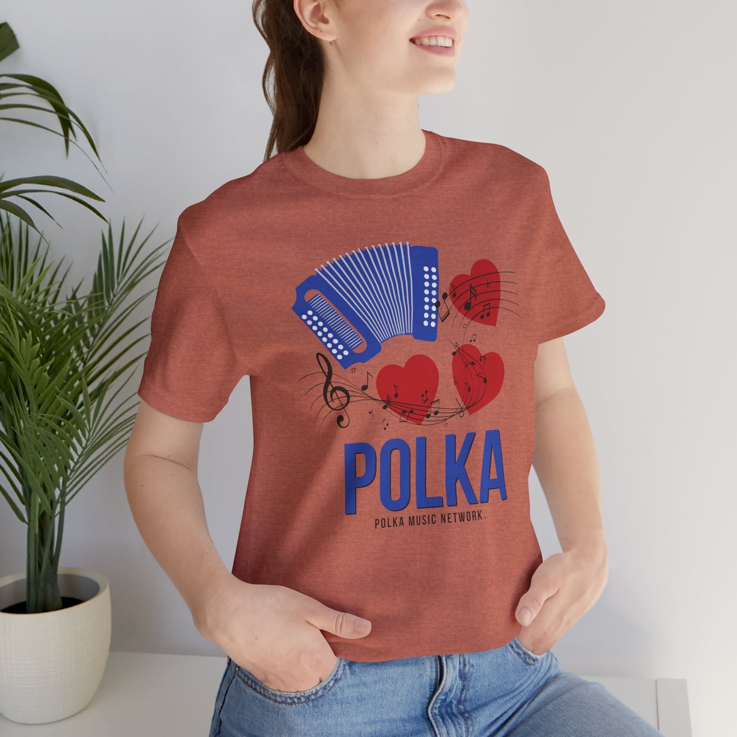 Love Polka Unisex Short Sleeve Tee
