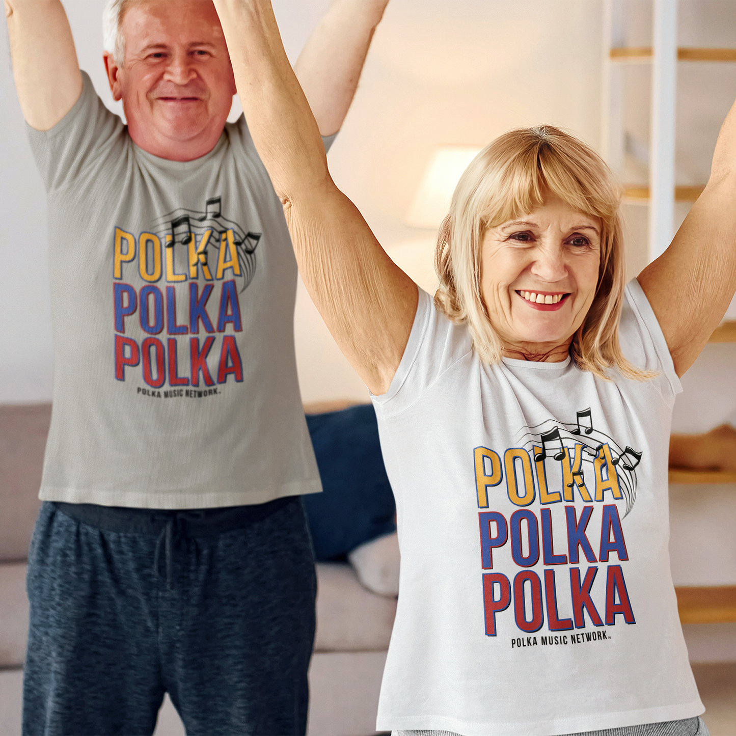 Polka, Polka, Polka Unisex Short Sleeve Tee