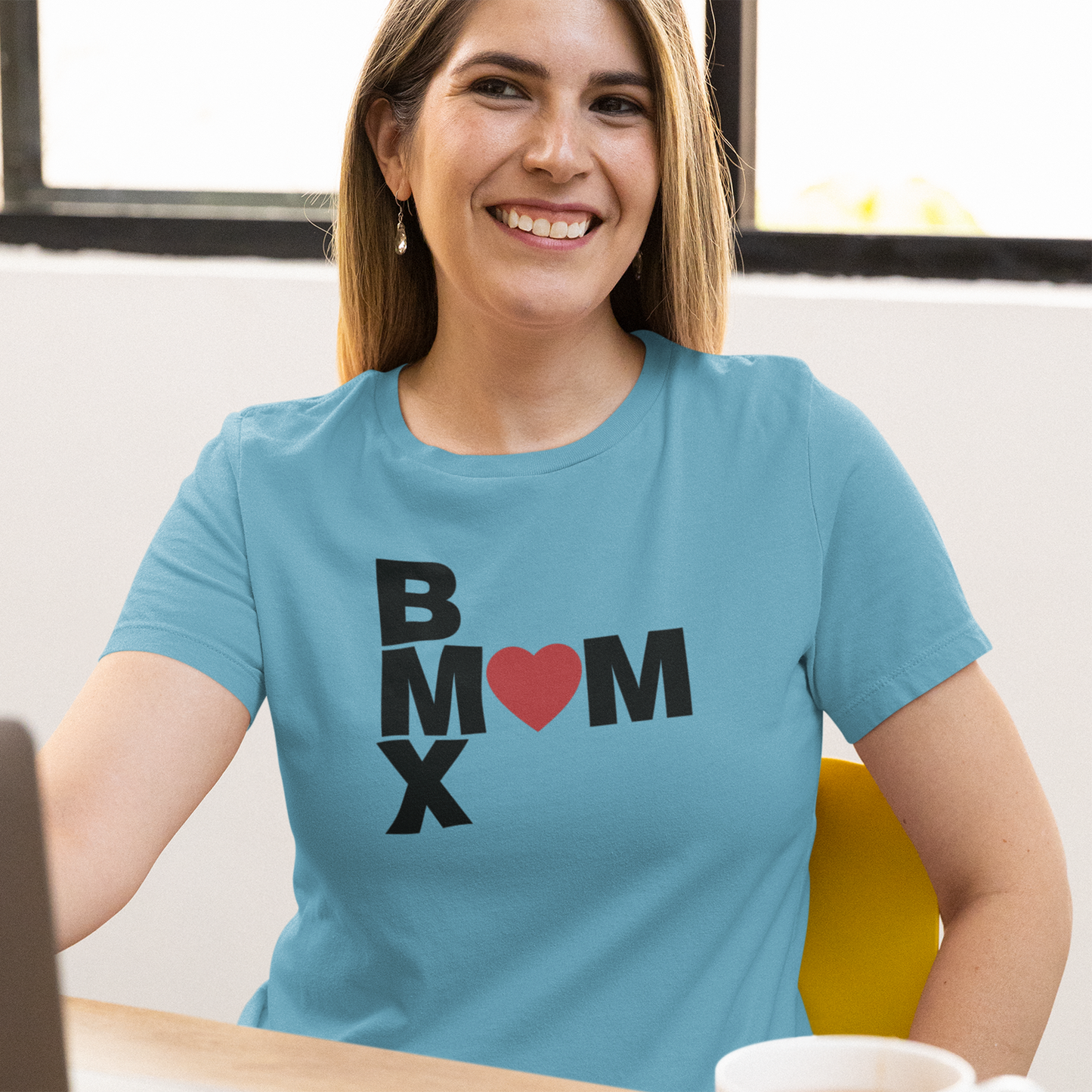 BMX MOM Heart T Shirt | BMX T-Shirts | BMX Shirts