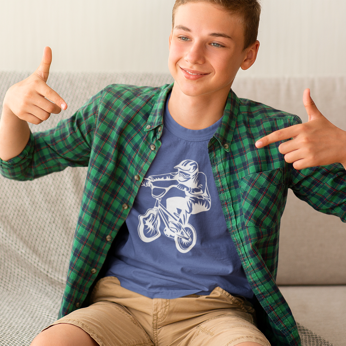 BMX Racer Icon BMX T Shirt | BMX T-Shirts | BMX Shirts