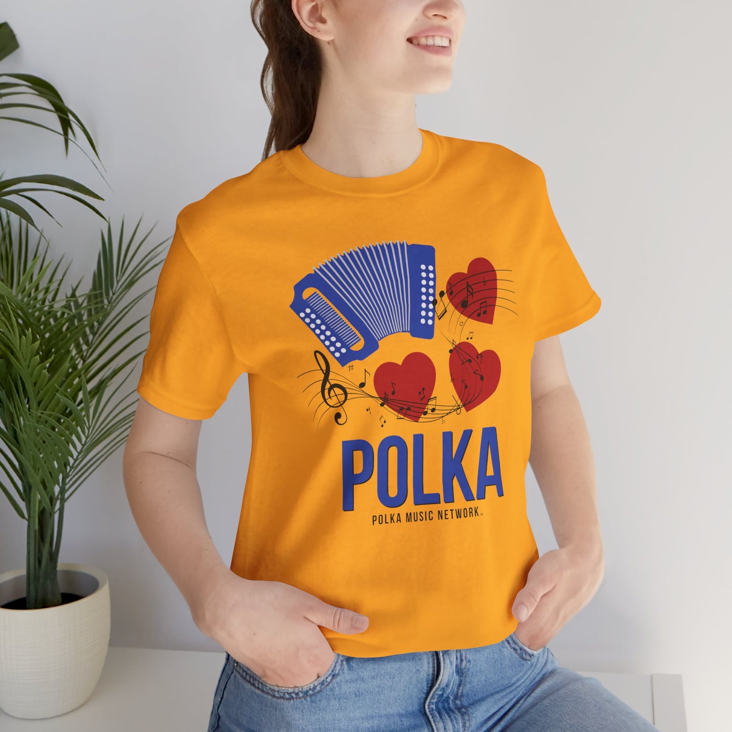 Love Polka Unisex Short Sleeve Tee