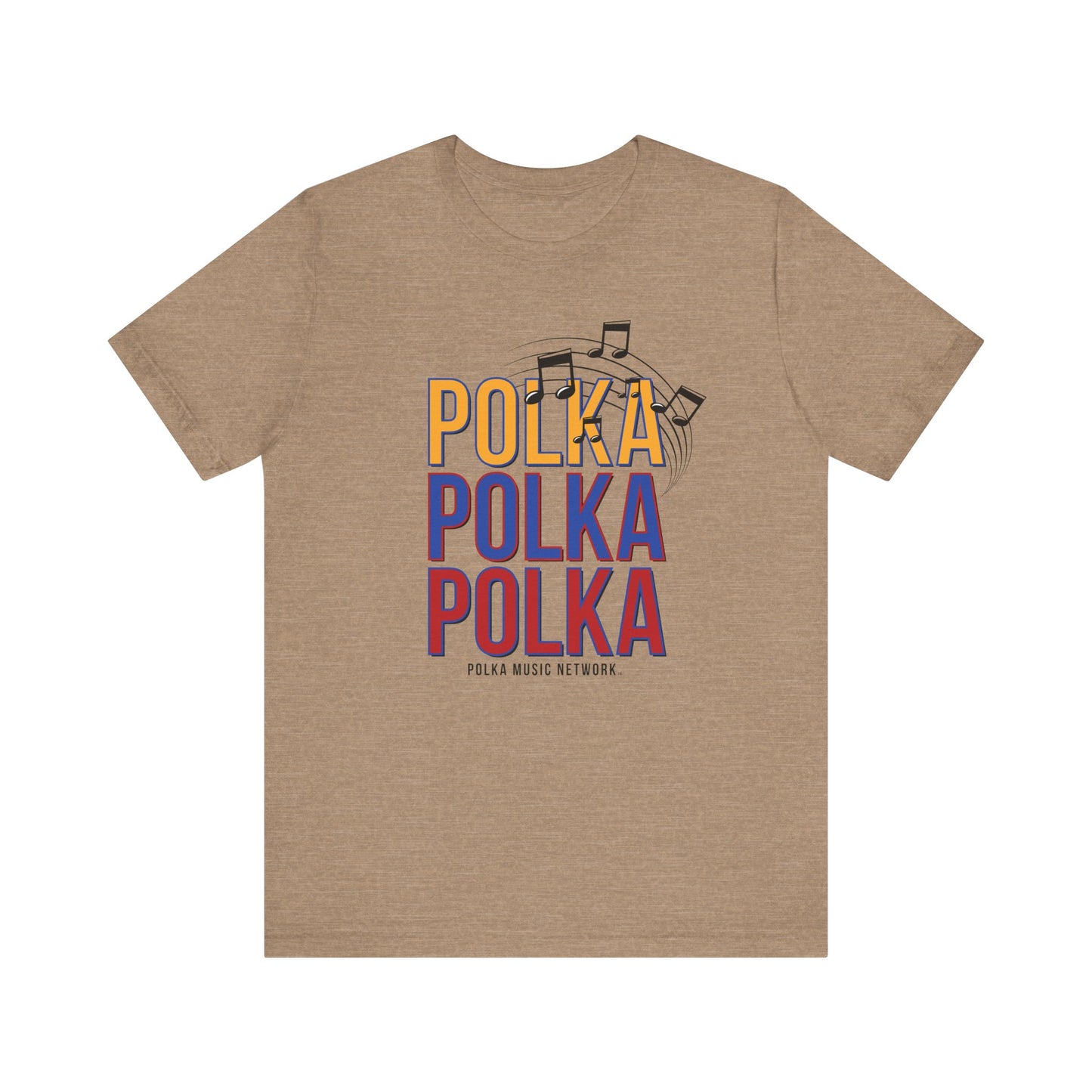 Polka, Polka, Polka Unisex Short Sleeve Tee