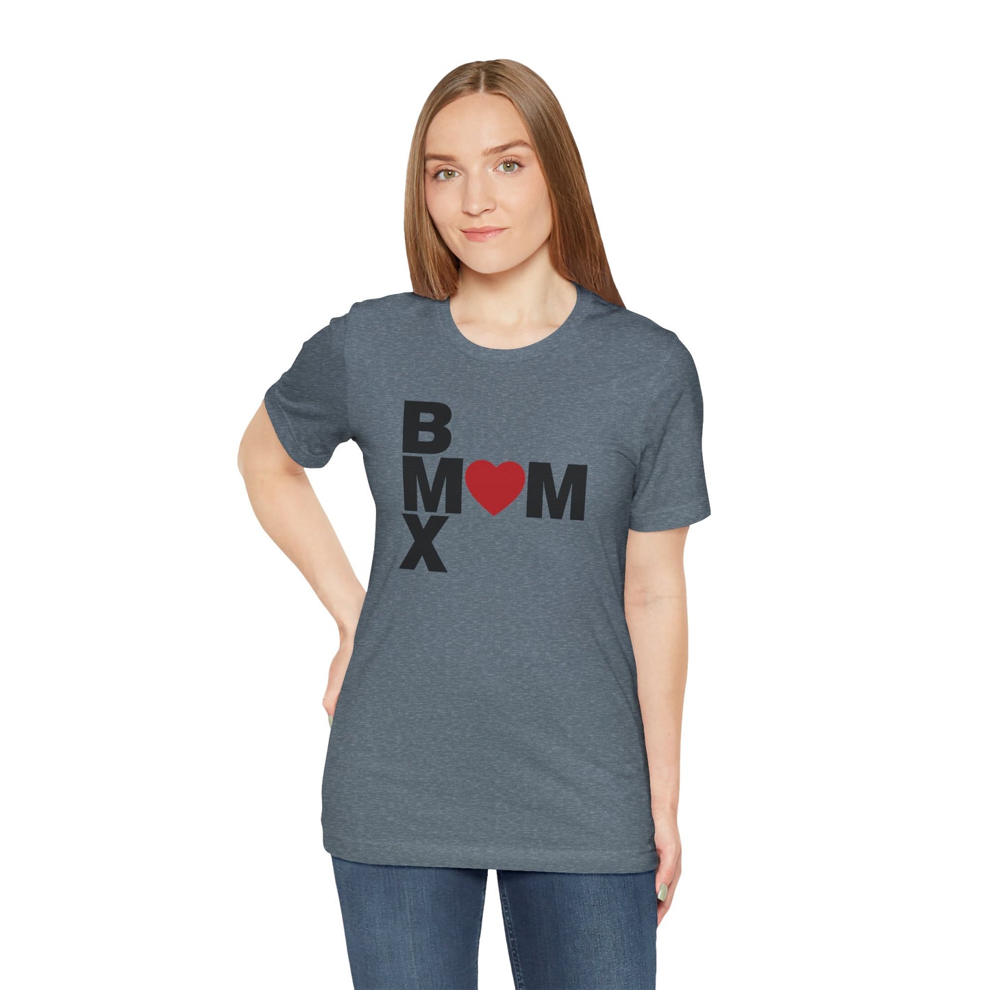 BMX MOM Heart T Shirt | BMX T-Shirts | BMX Shirts