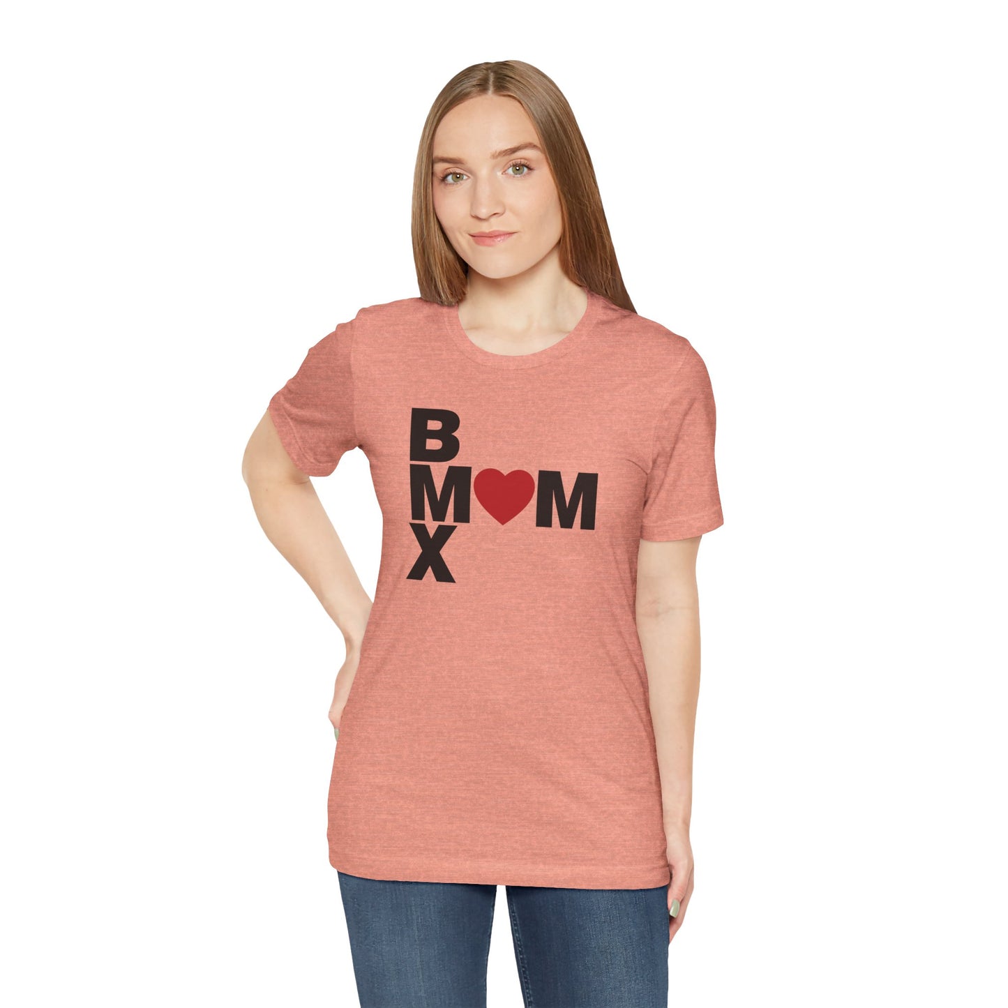 BMX MOM Heart T Shirt | BMX T-Shirts | BMX Shirts