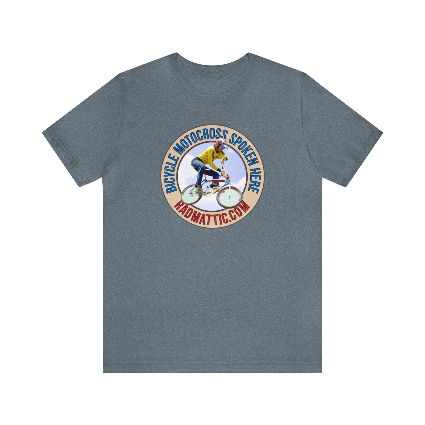 Bicycle Motocross Spoken Here Vintage BMX T-Shirt | BMX T-Shirts | BMX Shirts