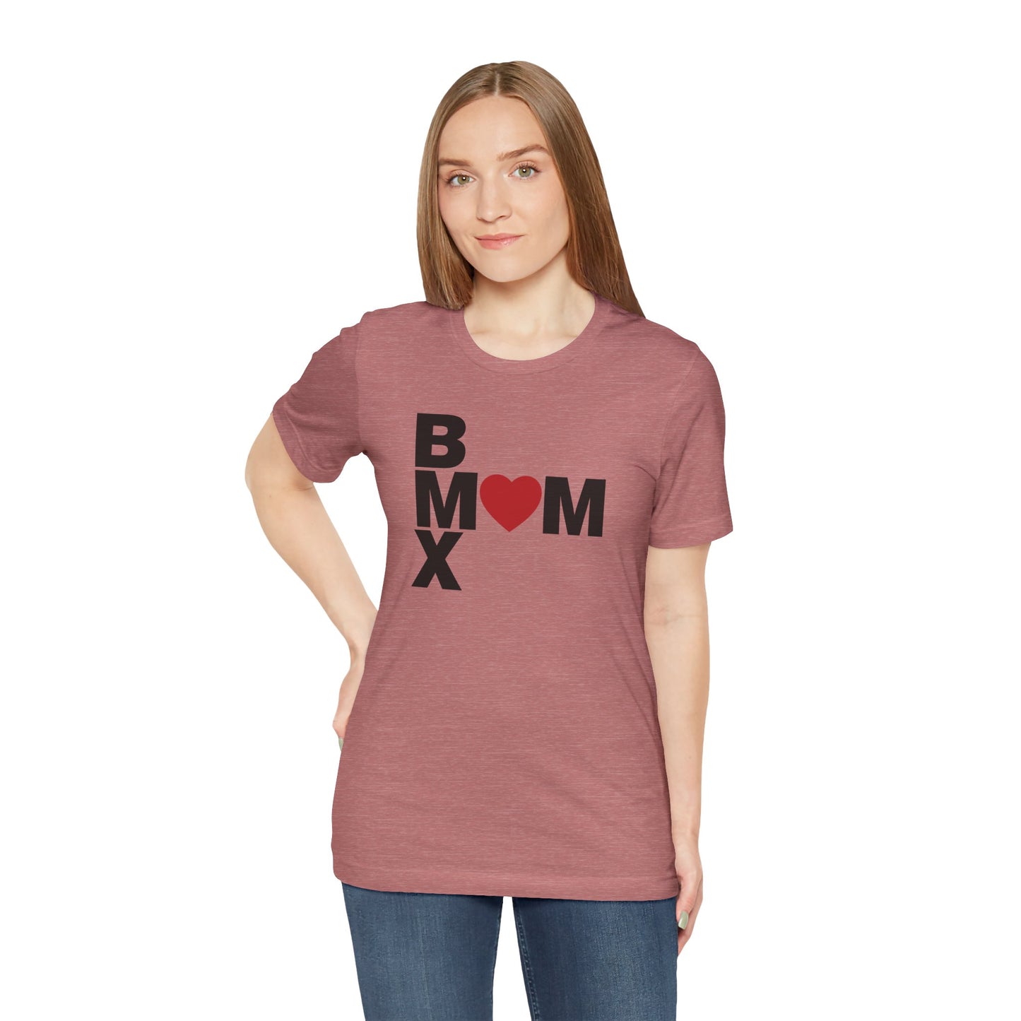BMX MOM Heart T Shirt | BMX T-Shirts | BMX Shirts