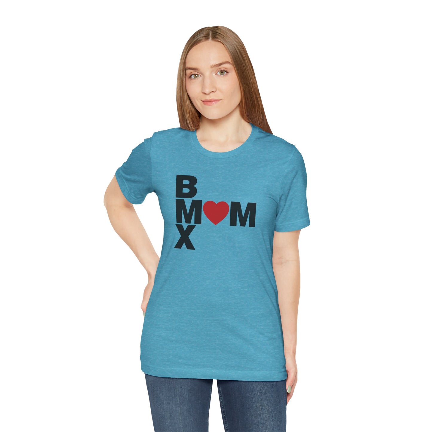 BMX MOM Heart T Shirt | BMX T-Shirts | BMX Shirts