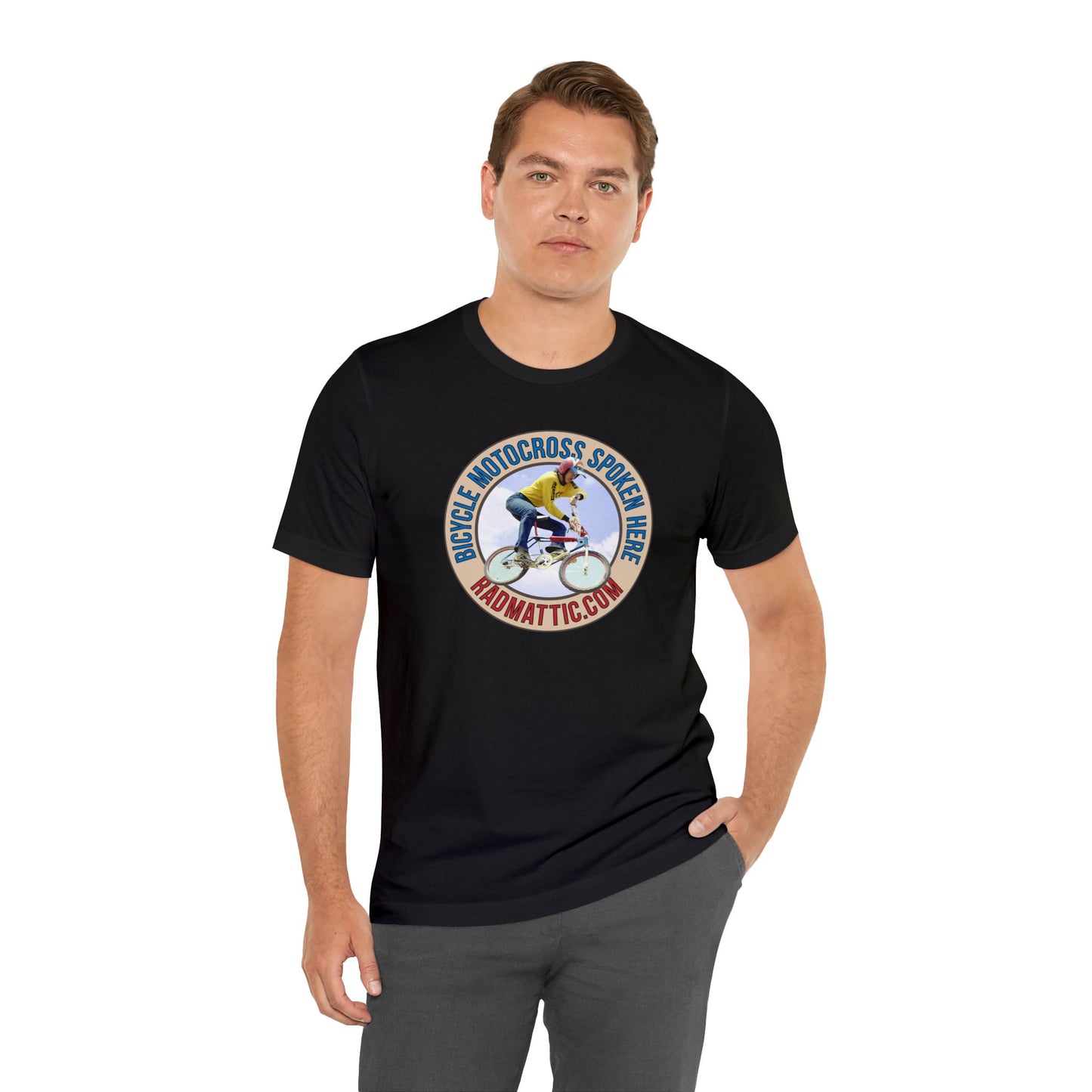 Bicycle Motocross Spoken Here Vintage BMX T-Shirt | BMX T-Shirts | BMX Shirts