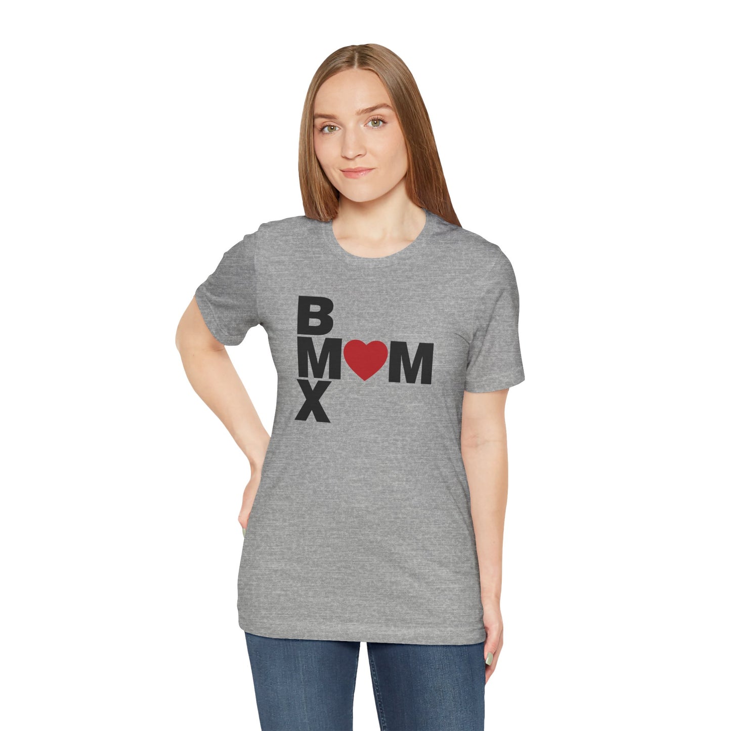 BMX MOM Heart T Shirt | BMX T-Shirts | BMX Shirts