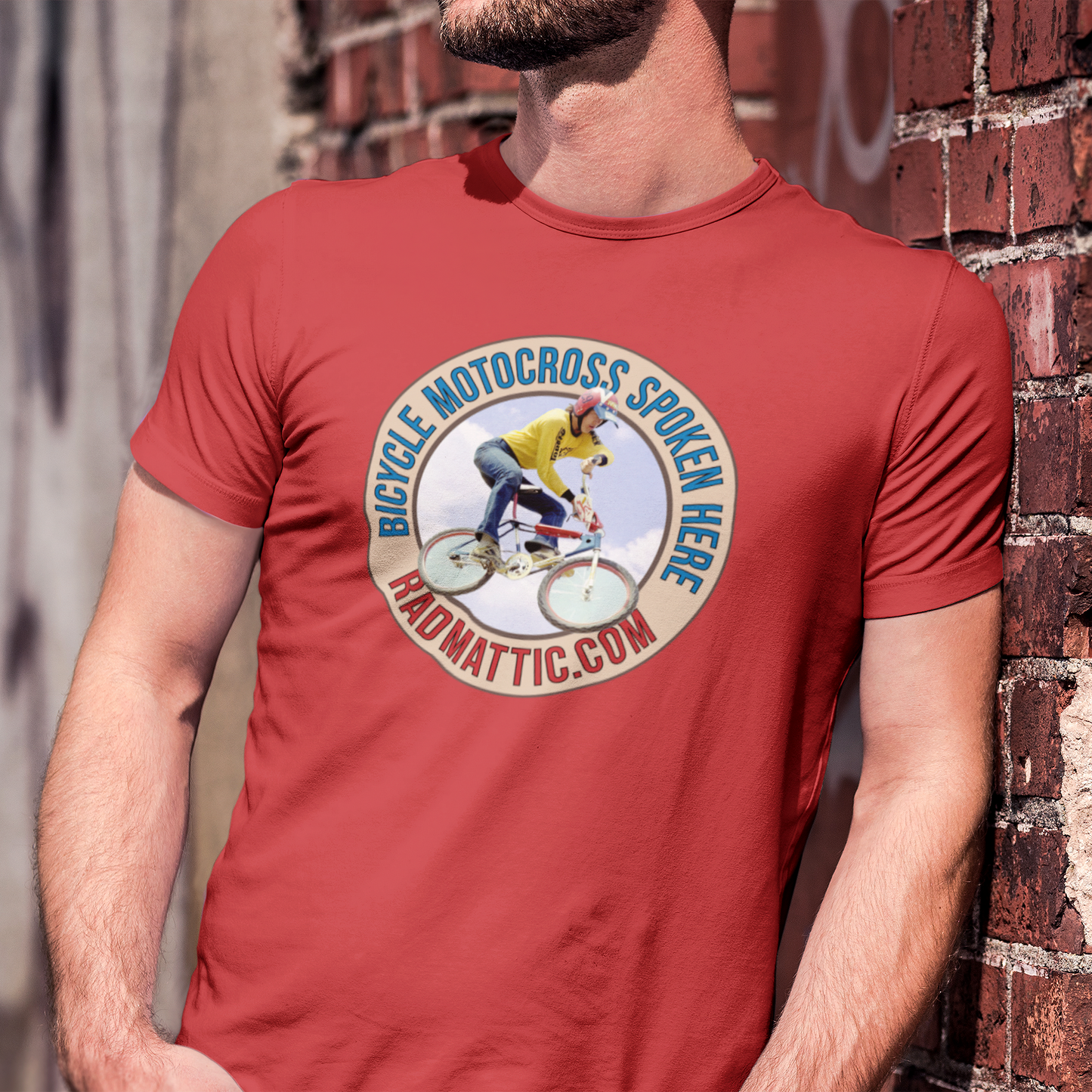 Bicycle Motocross Spoken Here Vintage BMX T-Shirt | BMX T-Shirts | BMX Shirts
