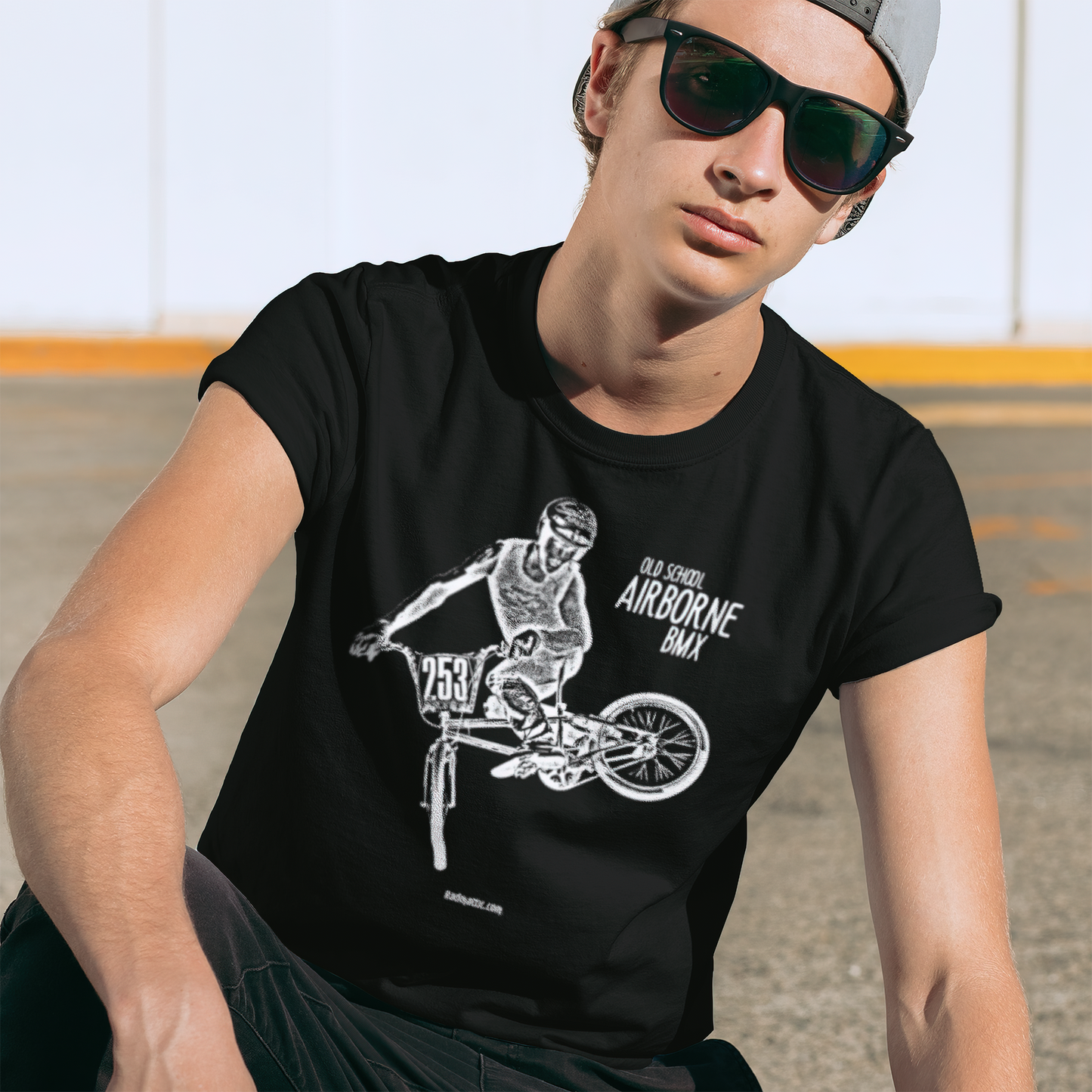 Old School Airborne BMX T-Shirt | BMX T-Shirts | BMX Shirts