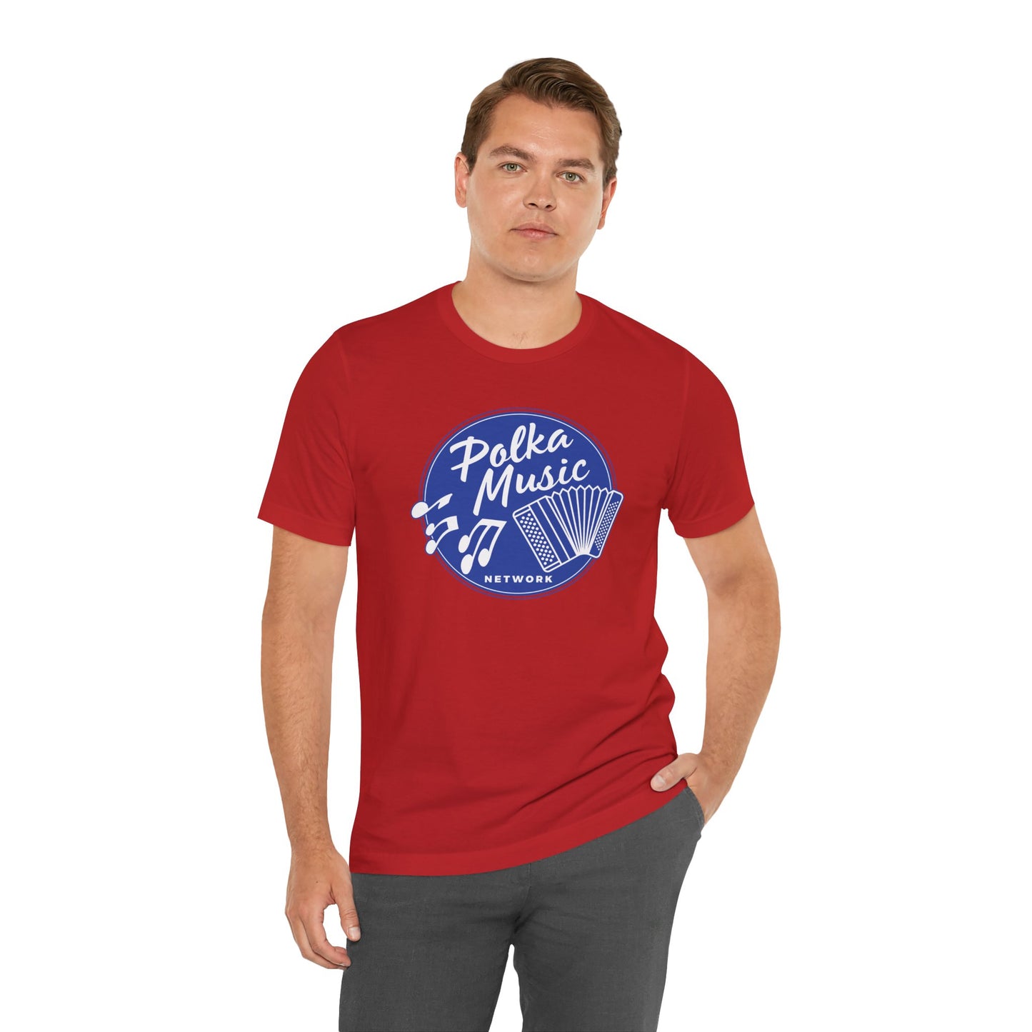 Polka Music Network Unisex Short Sleeve Tee