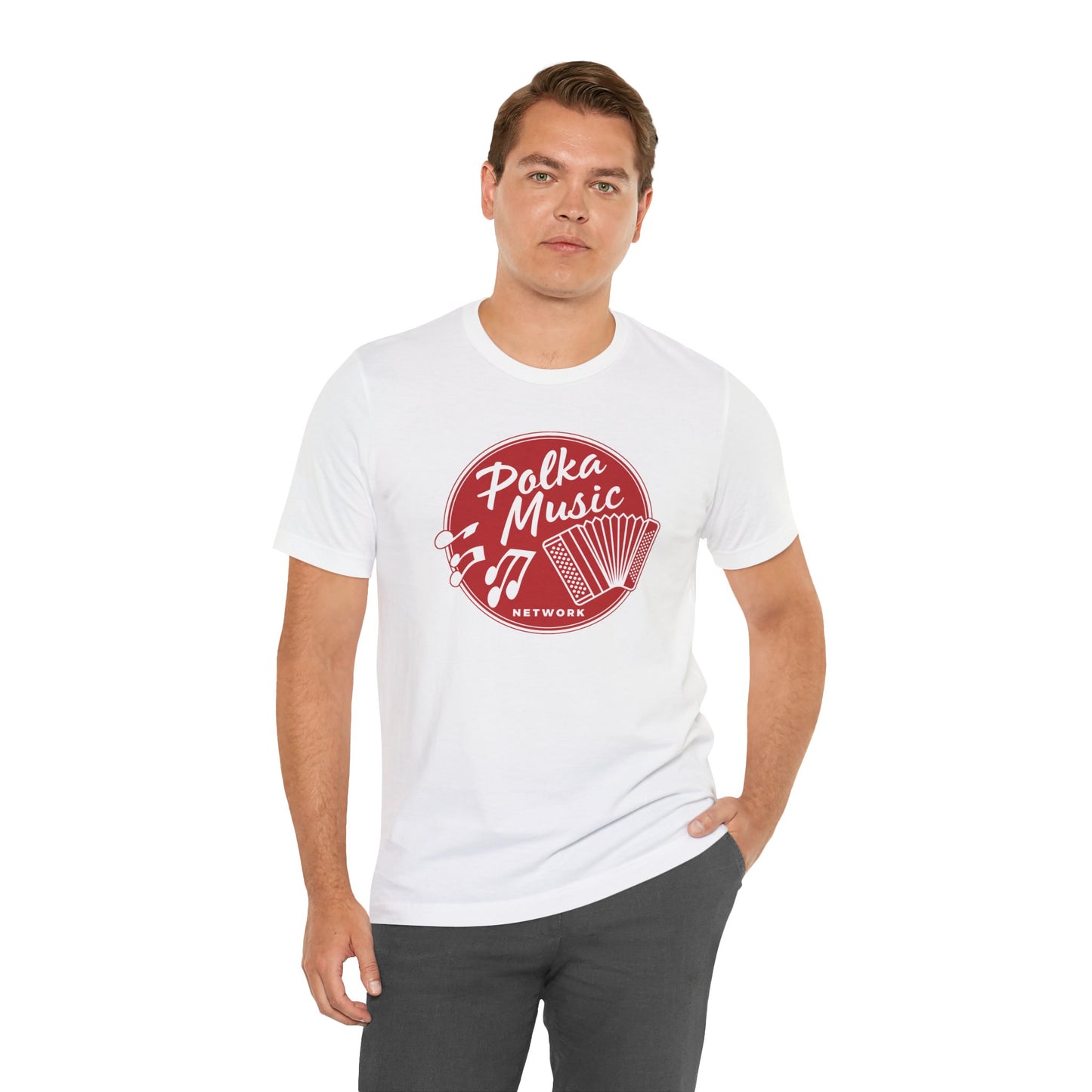 Polka Music Network Unisex Short Sleeve Tee