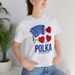 Love Polka Unisex Short Sleeve Tee