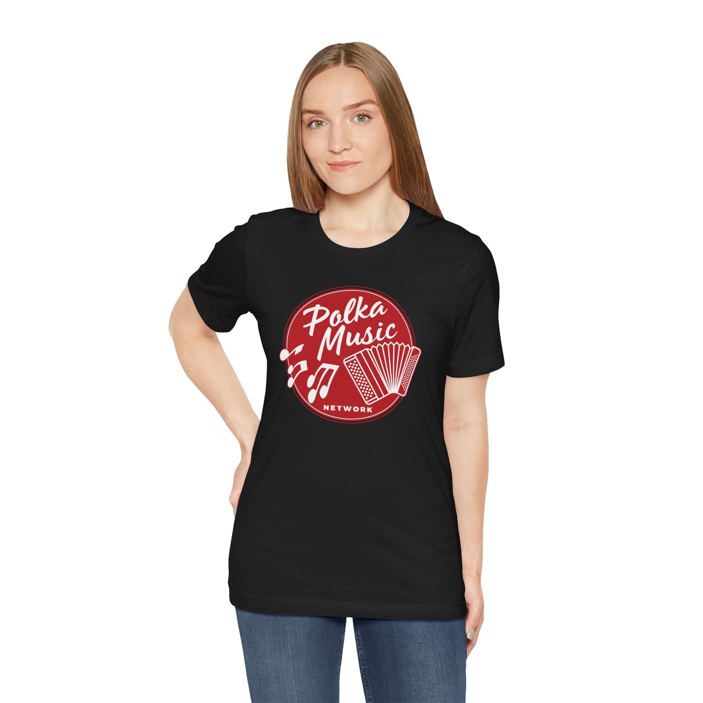 Polka Music Network Unisex Short Sleeve Tee