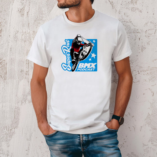 Super Rad BMX Podcast BMX Jump Shirt | Vintage BMX T-Shirt