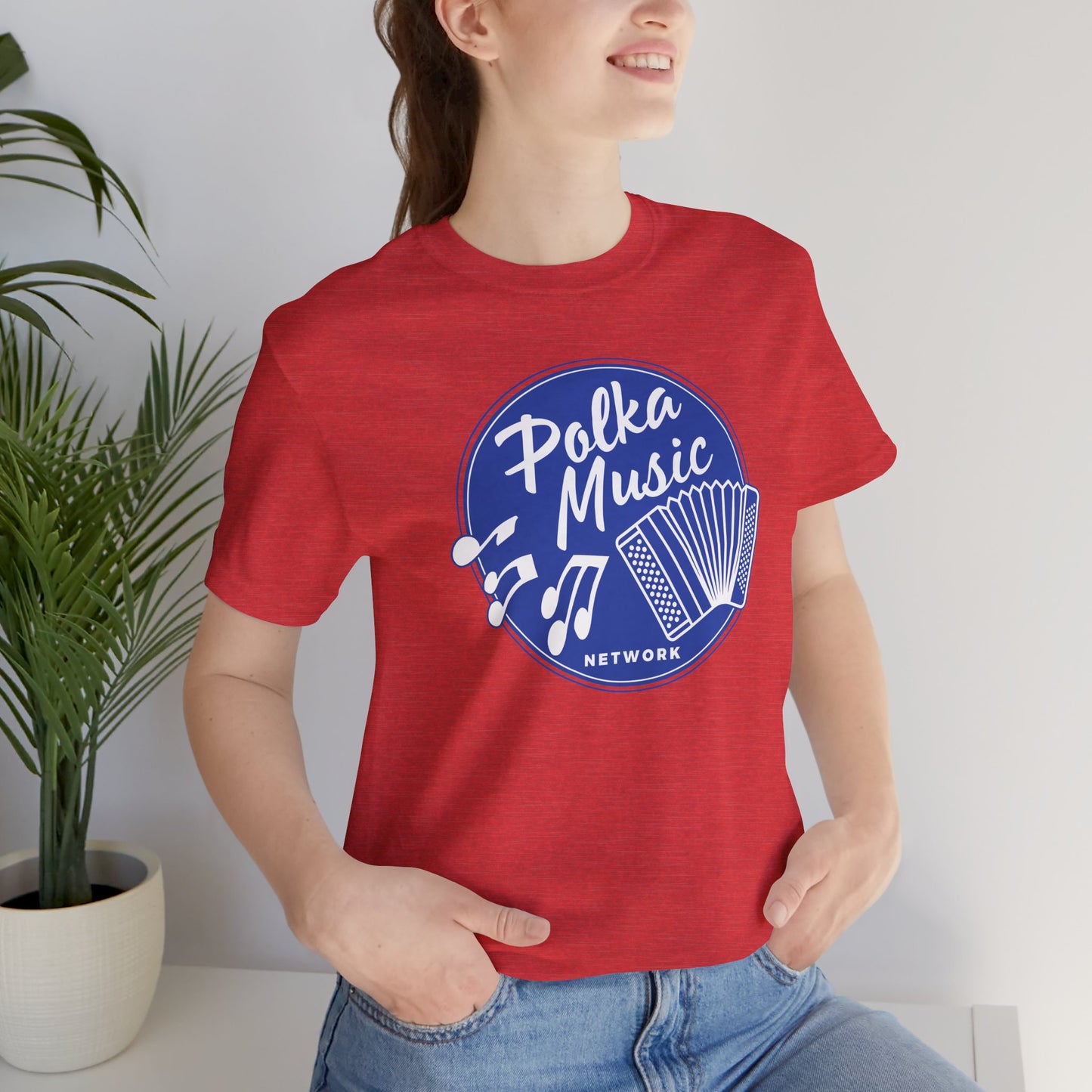 Polka Music Network Unisex Short Sleeve Tee