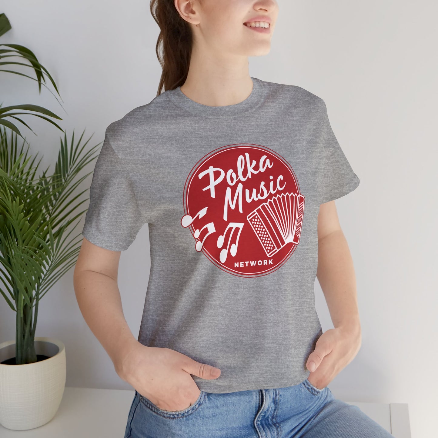 Polka Music Network Unisex Short Sleeve Tee