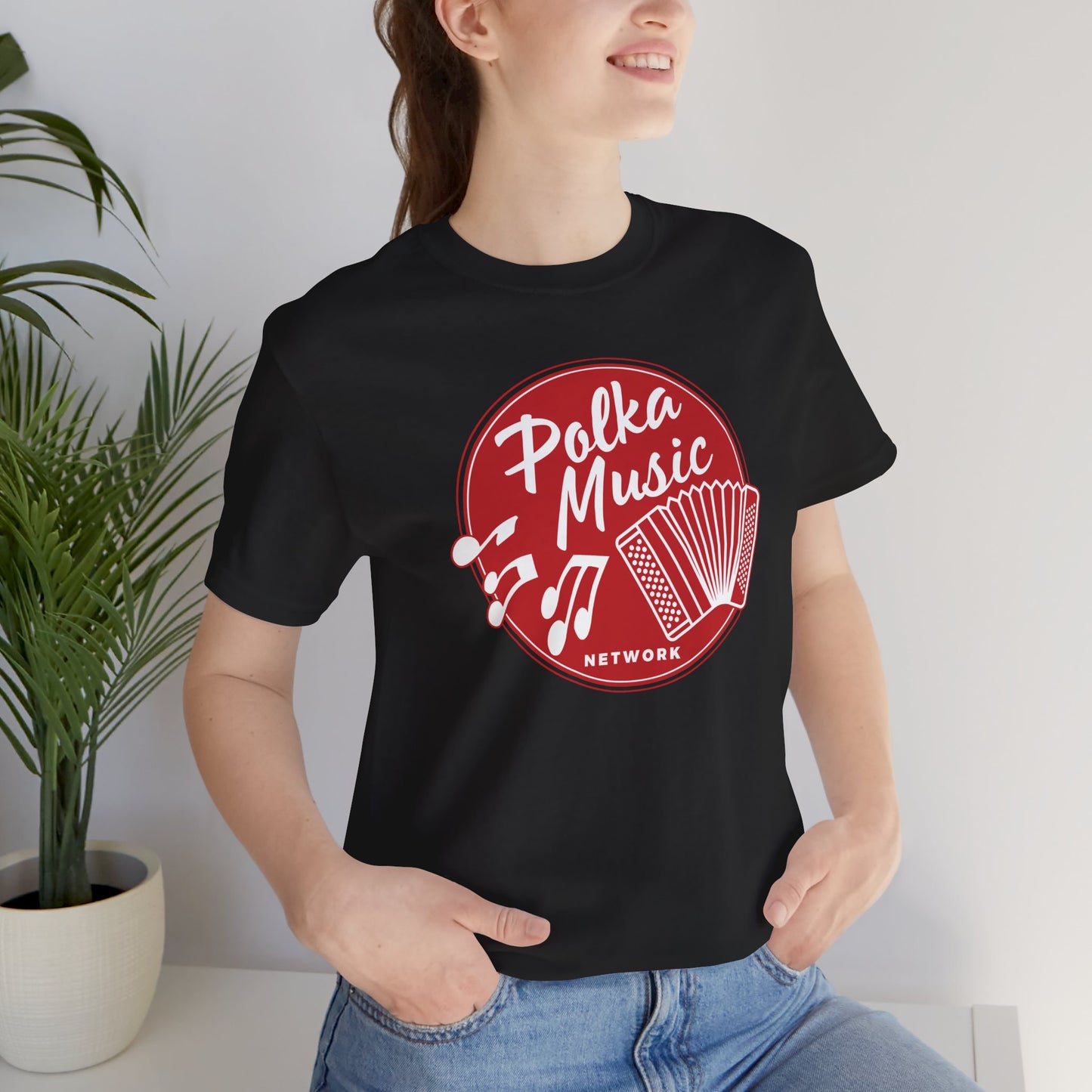 Polka Music Network Unisex Short Sleeve Tee